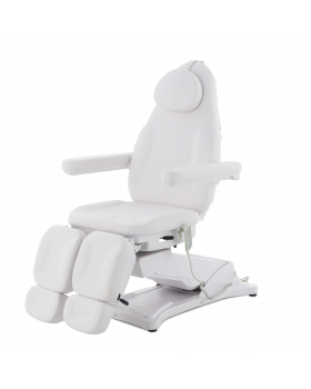 Педикюрное кресло электрическое 2 мотора "ММКП-2/ КО-190DP-03" с РУ с ножной педалью и пультом управления