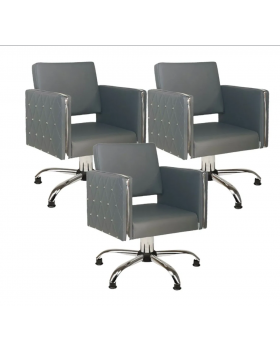 Парикмахерский комплект кресел "Платинум" Gray