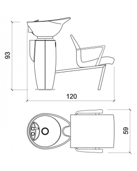Мойка парикмахерская "GRALUOTIS"