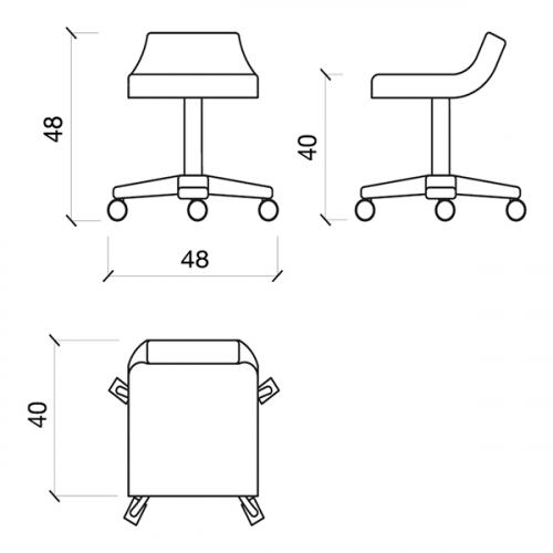 Стул мастера "Okumi Stream"