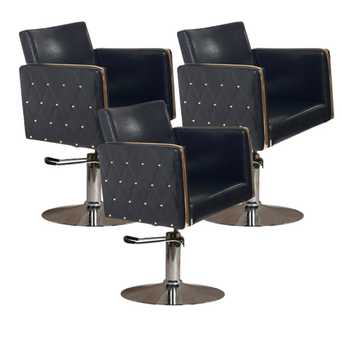 Парикмахерское кресло "Голдиум Блэк Д"