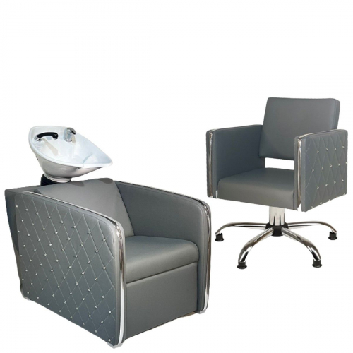 Парикмахерское кресло "Платинум" Gray