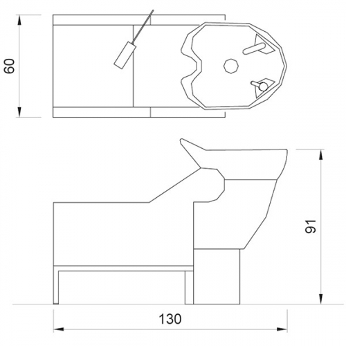 Мойка парикмахерская "WASHLONGUE 2011"