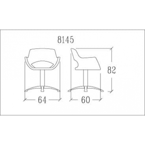 Кресло парикмахерское "MEG"