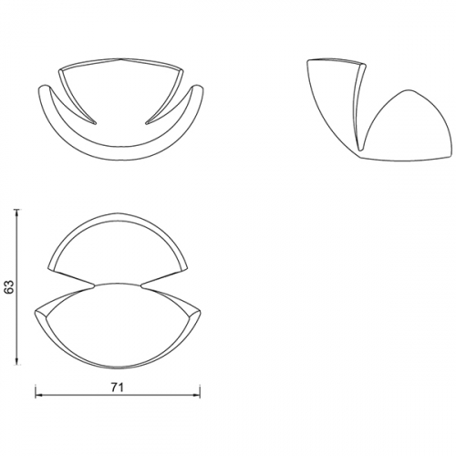 Кресло парикмахерское "RIKKA"