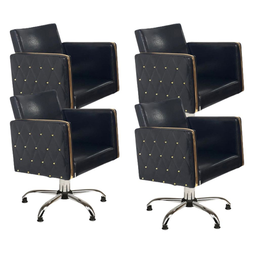 Парикмахерский комплект кресел "Голдиум Блэк"