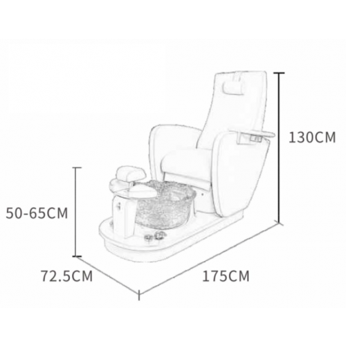 Педикюрное СПА-кресло "HZ-1019A"