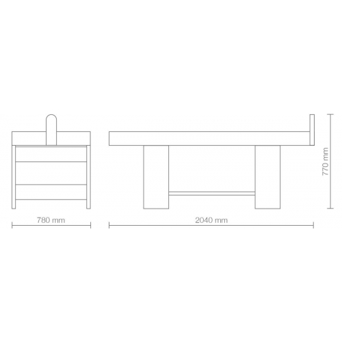 Массажная кушетка "Wellness"