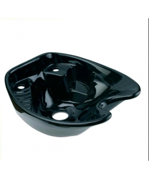 Парикмахерская средняя раковина SUN&SPA "ГАММА" черная + СЛИВ