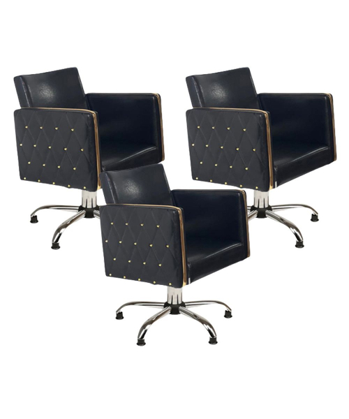 Парикмахерский комплект кресел "Голдиум Блэк"